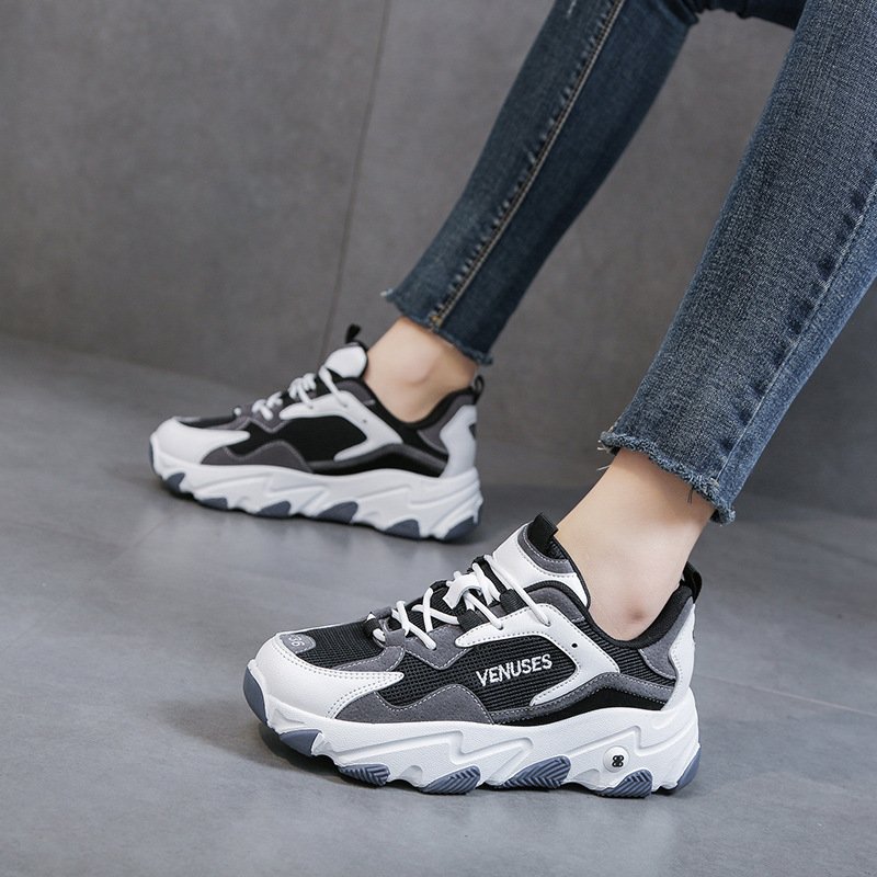 Female 2021 spring new sports shoes female students platform platform shoes female leisure Female 2021 spring new sports shoes female students platform platform shoes female leisure