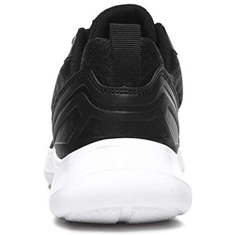 GESIMEI Men's Breathable Mesh Tennis Shoes Comfortable Gym Sneakers Lightweight Athletic Running Shoes Black(upgrade)
