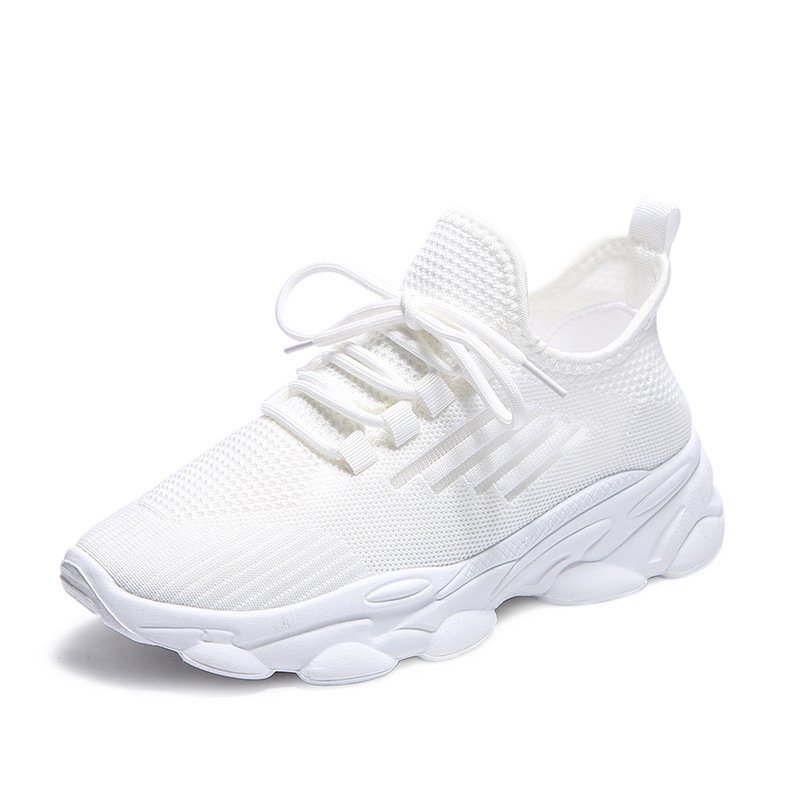 2021 spring new sports shoes female students female increase street shooting casual shoes female